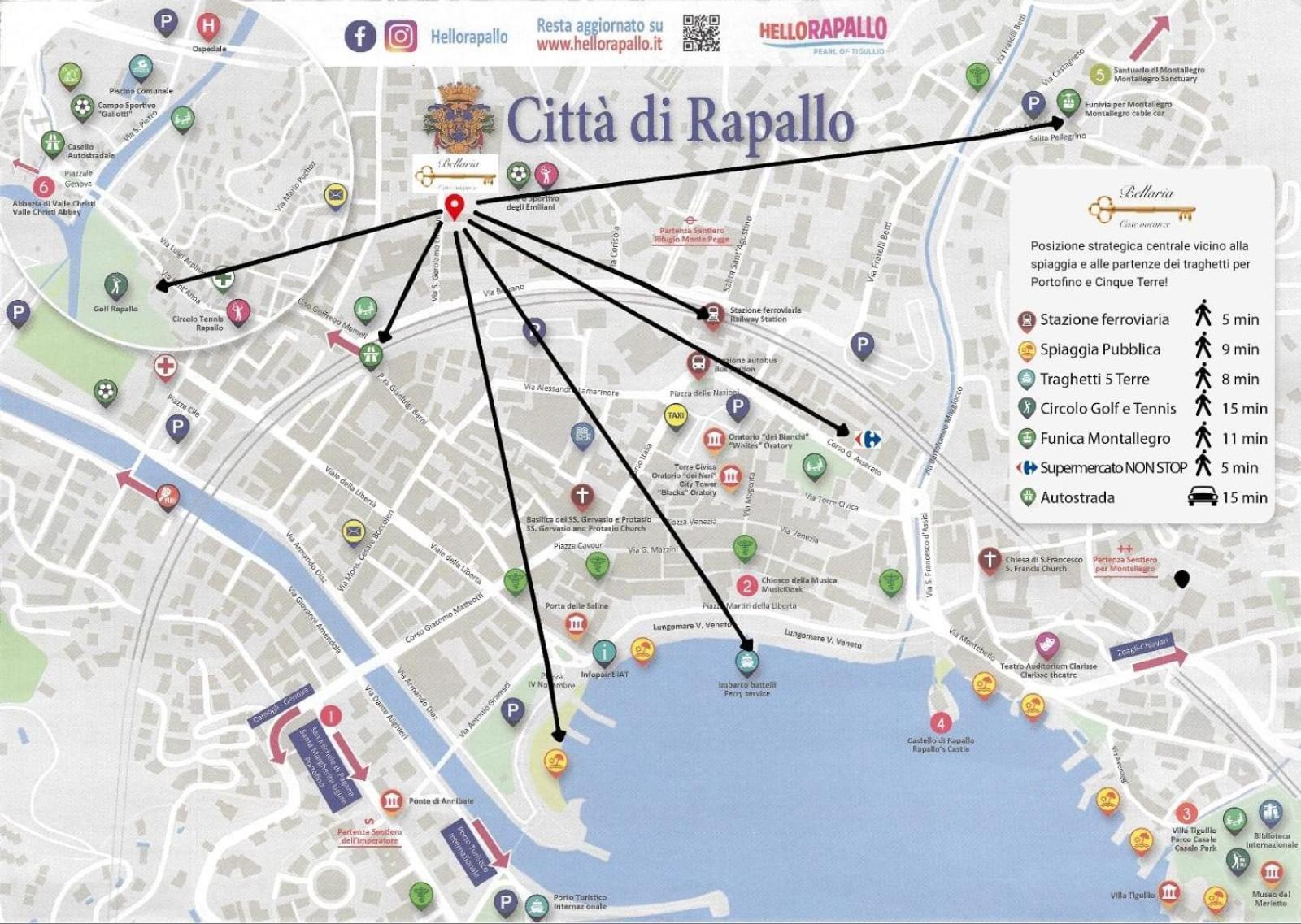 Apartmán Bellaria Ll Rapallo Exteriér fotografie